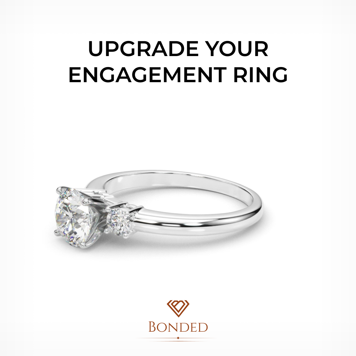 Bonded Diamond majority white ad square variation 1-1